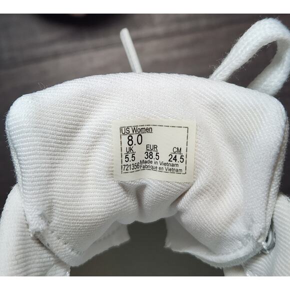 Vans Doheny Women’s US Size 8 Triple White Lace Up Skateboard Sneakers NWOT Shoe - Picture 9 of 9